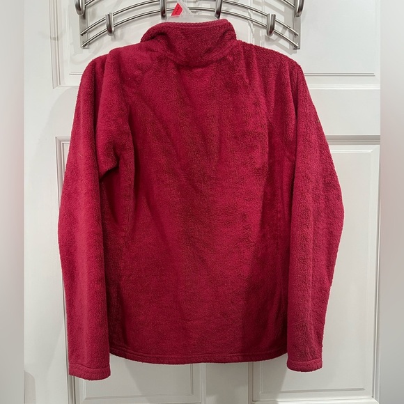 The North Face Fuzzy Pink Jacket Pullover Size Medium - Picture 5 of 5